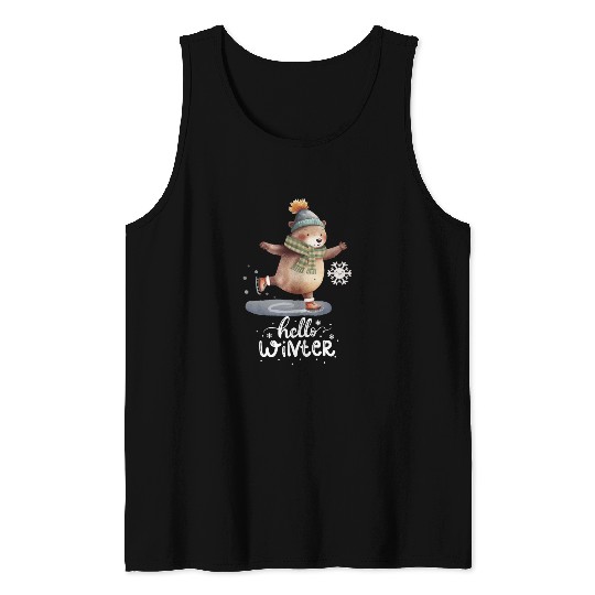 Winter Solstice Serenity Tank Tops