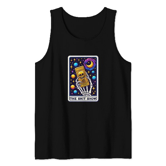 Tarot Card Collection - The Shit Show Tank Tops