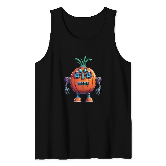 Robot Onion Tank Tops