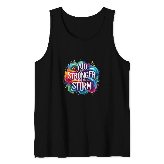 Wellness Collection - Stronger Than the Storm Tank Tops