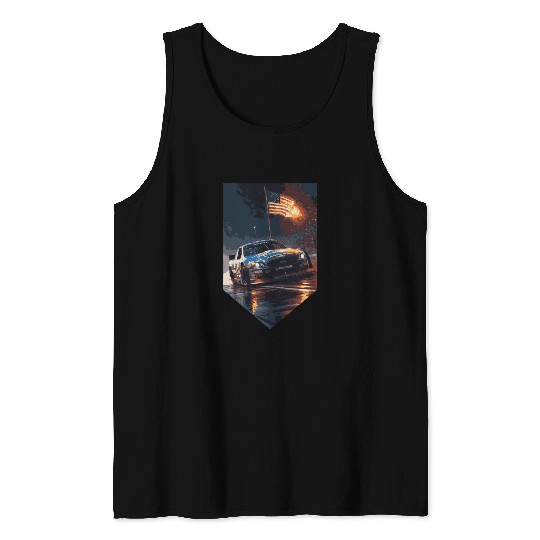 Pit Stop Paradise: NASCAR Fans Tank Tops