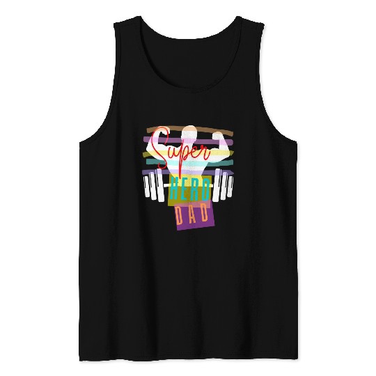 SUPER HERO DAD Tank Tops