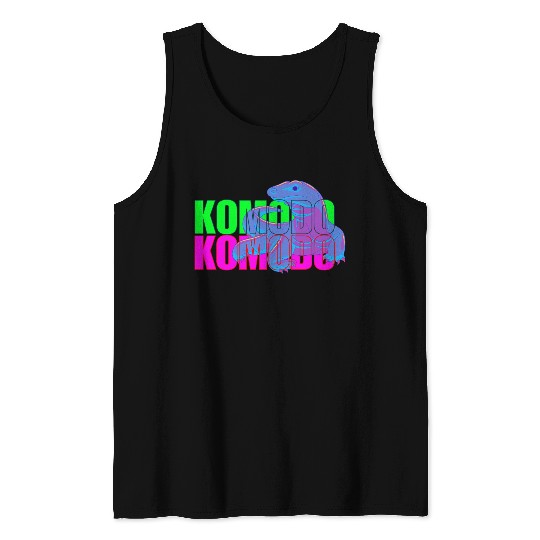 Majestic Komodo Dragon Tank Tops