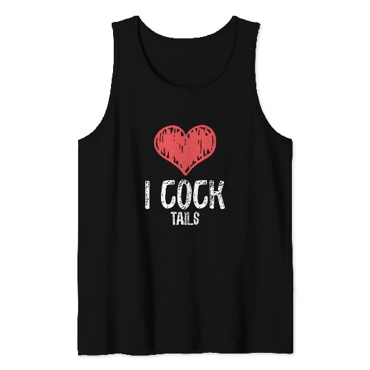 Funny I Love Cocktails 4 Tank Tops