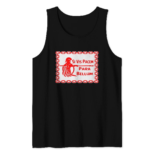 Spartan Si Vis Pacem Para Bellum LIKE US ON FB #U Tank Tops