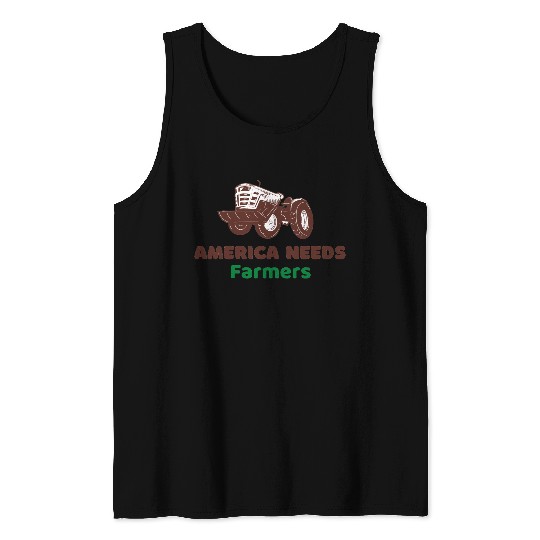 America Needs Farmers Tank Tops
