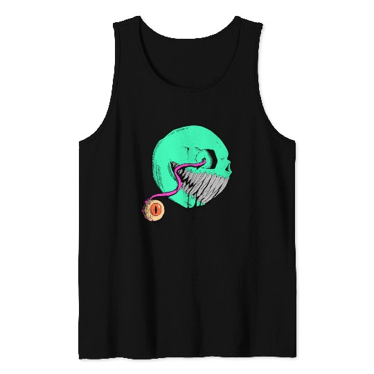 Cringe Zombie Pac Man Tank Tops