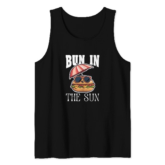BUN IN THE SUN - HOT DOG BUN LOVERS Tank Tops
