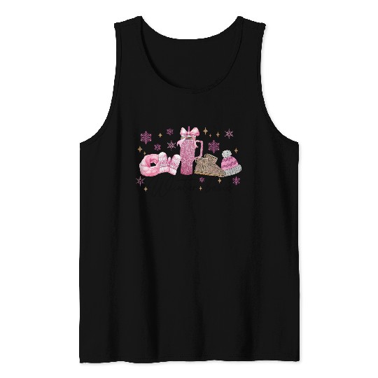 Winter Basic, Merry Christmas Tank Tops