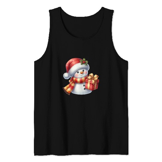 Snowman Christmas, Cute Christmas, Christmas Tank Tops