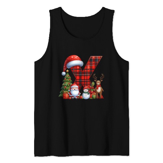 Merry Christmas, Christmas Retro Tank Tops