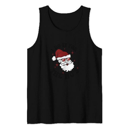Santa Christmas, Christmas Retro Tank Tops