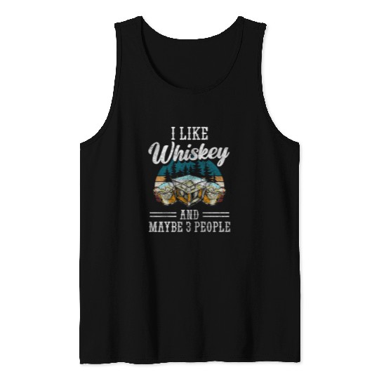 Alcohol Lifestyle Ice Cubes Tank Tops