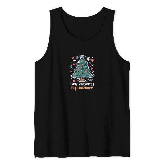 NICU Christmas Tiny Patients, Big Holidays! Tank Tops