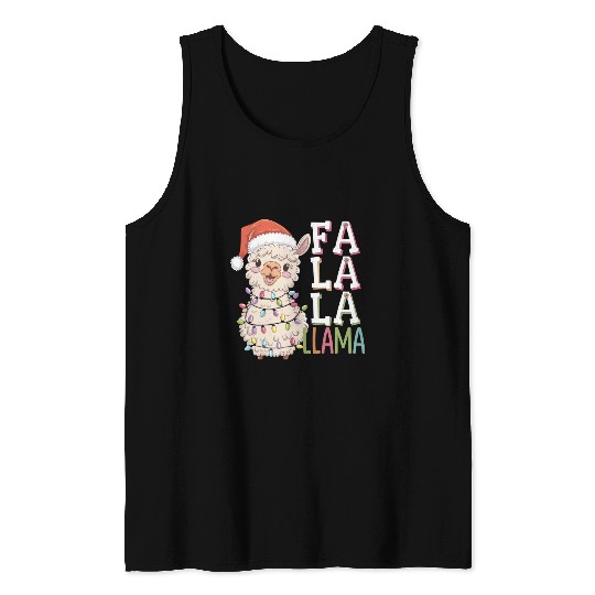 Fa La La Llama Tank Tops