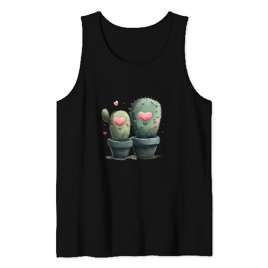 Valentines Retro, Happy Valentine Day Tank Tops