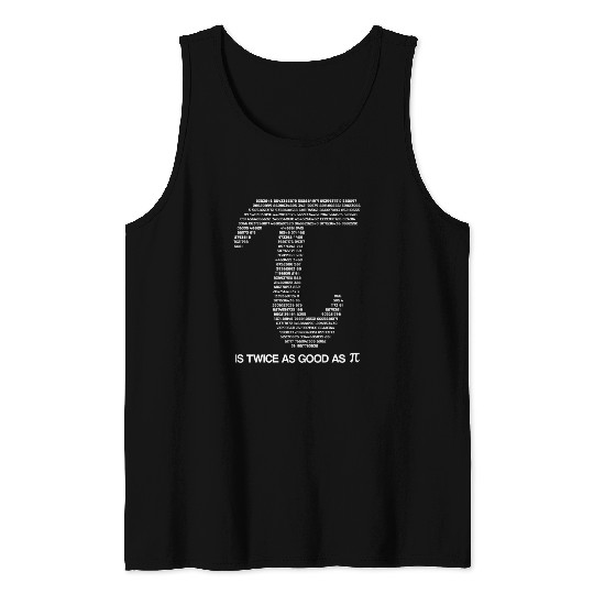 Pi Symbol Math Equations Happy Pi Day Tank Tops