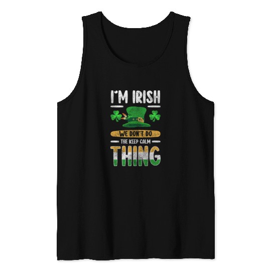 Ireland Vacation Ready Traveler St. Patrick Tank Tops