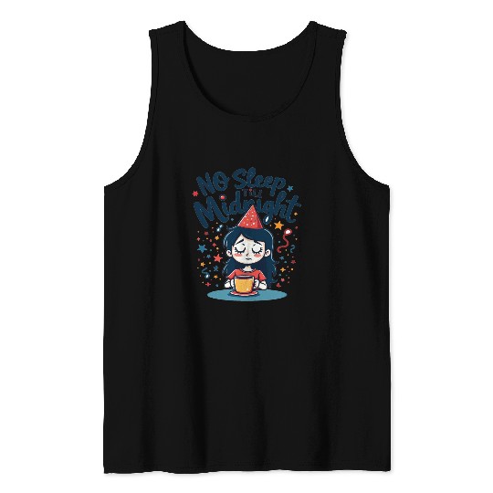 No Sleep Till Midnight Tank Tops