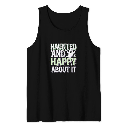Paranormal Comedy Funny Ghost Humor Lighthearted Tank Tops