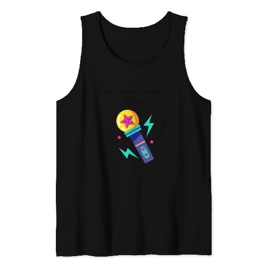 Eat Sleep Dance K-Pop Tank Tops