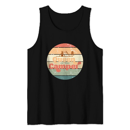 Queen Of The Camper Tank Tops