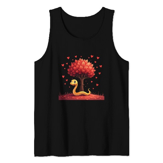 I love my snake heart tree Tank Tops