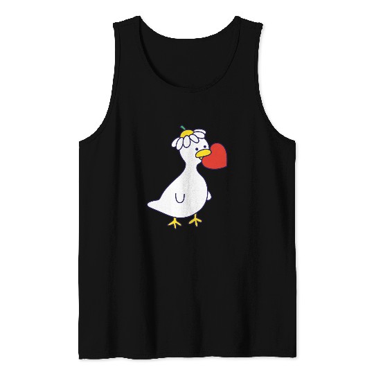 Silly Goose in Love Tank Tops
