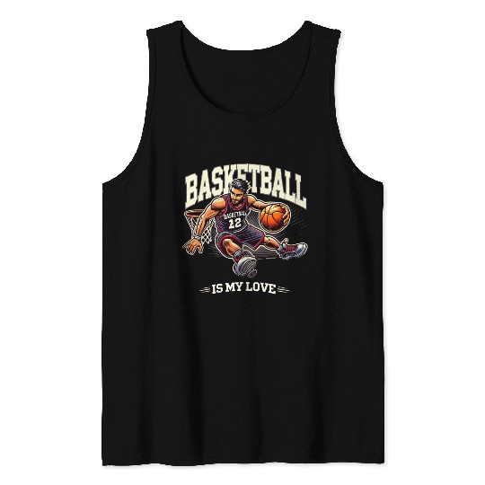 Basketball Love Tank Tops