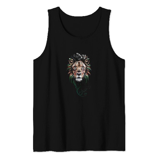 Afghanistan Lion Tank Tops