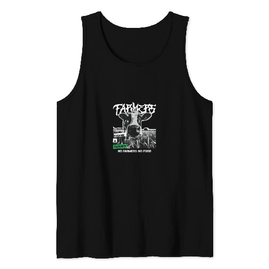Thank a farmer DESIGN Tank Tops