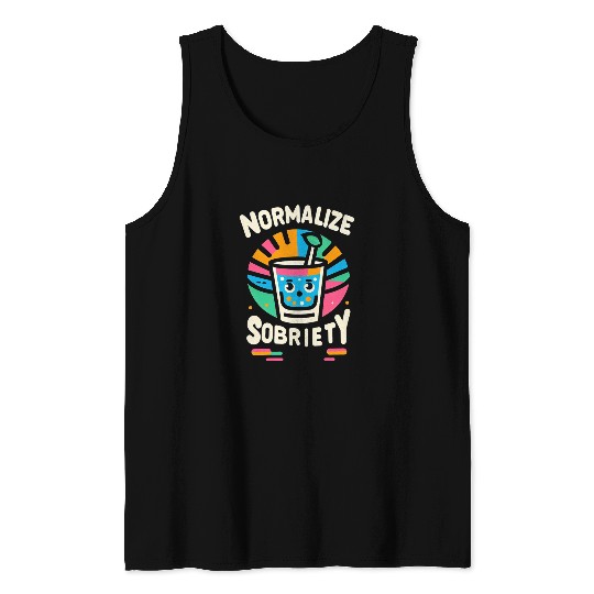 Normalize Sobriety 9 Tank Tops