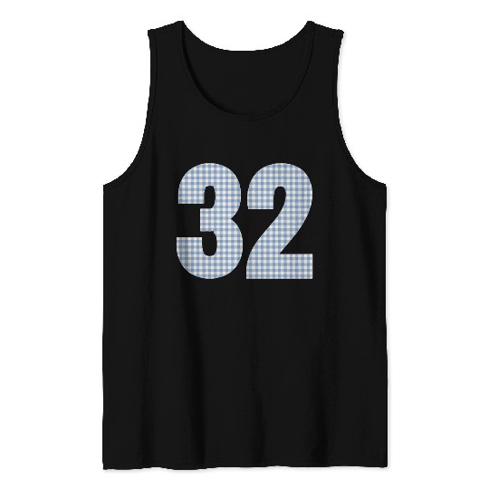 ️ Oversized Gingham 32 ️ Tank Tops