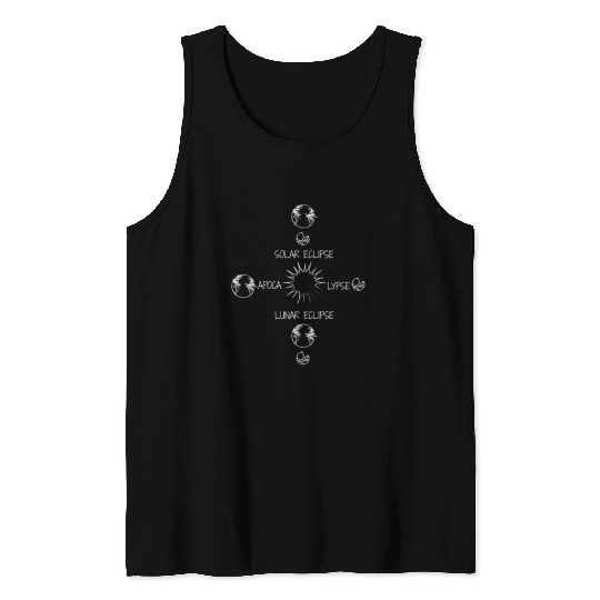 Lunar Eclipse Solar Eclipse Apocalypse Tank Tops