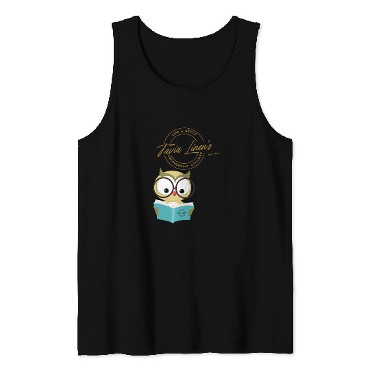 The Wise Coaching Owl Tank Tops by Tavia Linen