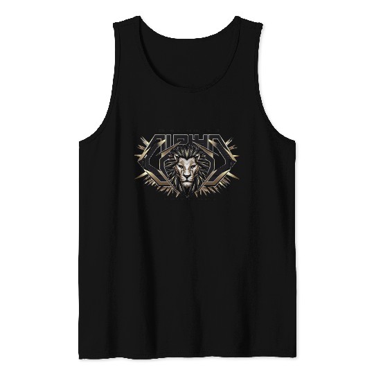 The Eternal King: Alpha & Omega Tank Tops