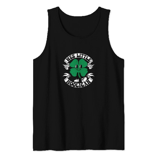 Wee Little Hooligan Cute St. Patrick's Day Irish Tank Tops