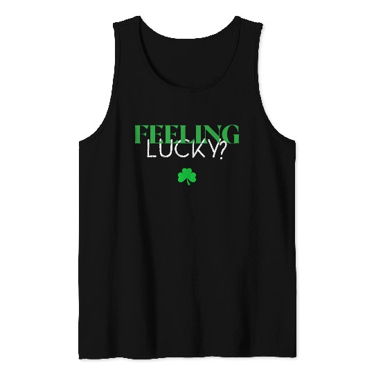 Feeling Lucky With Clover Tank Tops