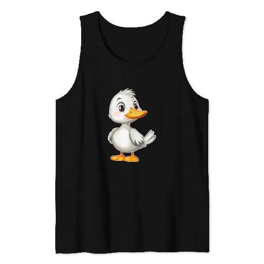 White duck Tank Tops