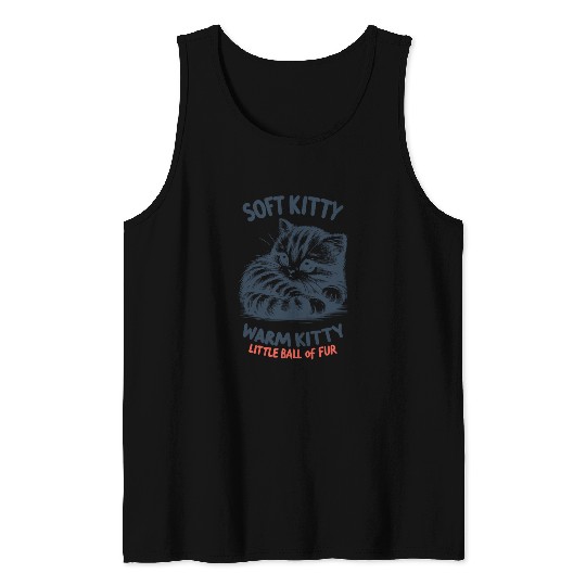 Soft Kitty Tank Tops