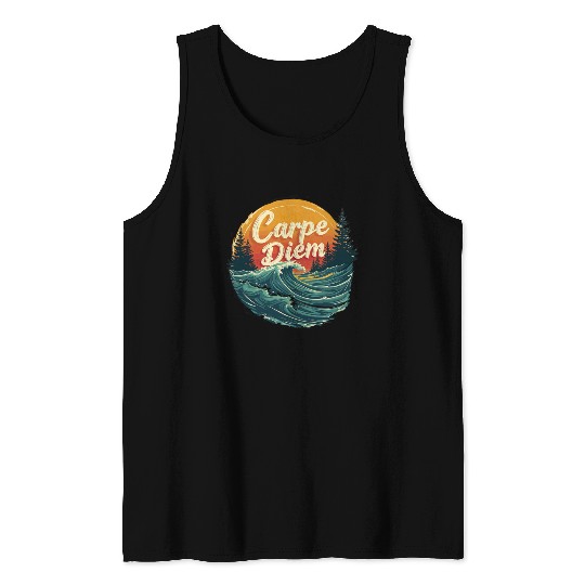 Carpe Diem Seize the Day Gift Tank Tops
