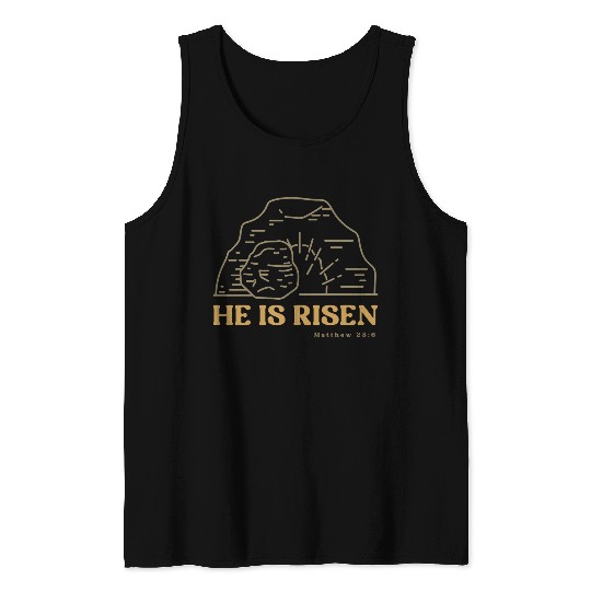 He Is Risen Tank Tops
