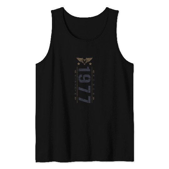 Limited Edition 1977 Birthday Strength and Honor Tank Tops
