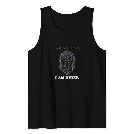 sparta Grunge Gothic Skull Tank Tops