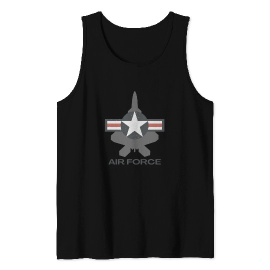 F-22 Raptor Patriotic Roundel Tank Tops