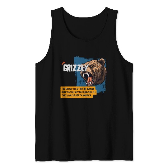 grizzly Tank Tops