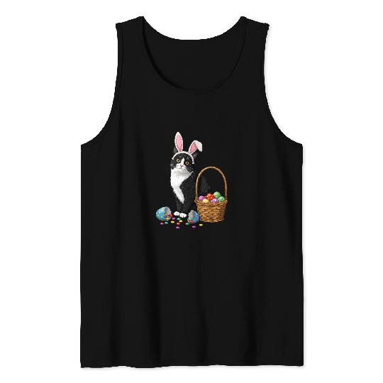 Adorable Easter Rabbit – Spring Holiday Fun Tank Tops