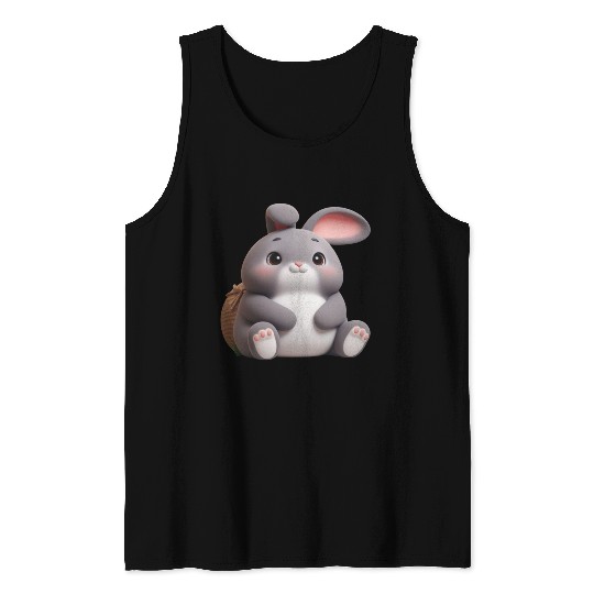 3D Bunny Tank Tops