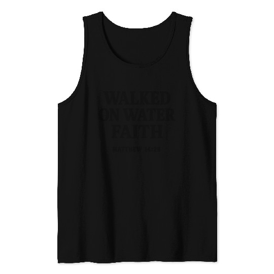 Walk on Water black Tank Tops