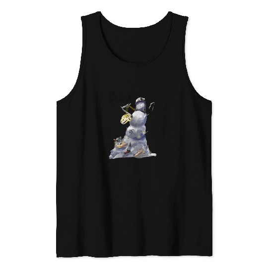 Bronx Snowman NYC Uptown Tank Tops